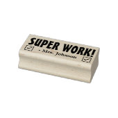 Fun "SUPER WORK!" Bevestiging Rubberstempel (Stempel)