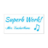 Fun "Superb Work!" + Rubber Stempel Tutor (Design)