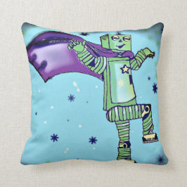 Fun Superheld Robot Sierkussen