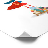 Fun Superheld voor Moms Poster (Hoek)