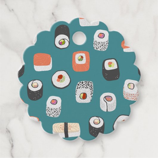 Fun Sushi Bedankjes Labels (Voorkant)