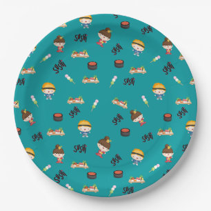 Fun Sushi Pattern Papieren Bordje