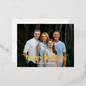 Fun Swash REAL FOLIE Modern Holiday Kaart Briefkaa (Voorkant / Achterkant)