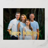 Fun Swash REAL FOLIE Modern Holiday Kaart Briefkaa (Voorkant)