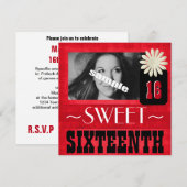 Fun Sweet Sixtiende Party for Country Girls Kaart (Voorkant / Achterkant)