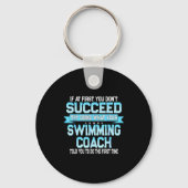 Fun Swimming Coach Meme - Funny Swimmer Saying  Sleutelhanger (Voorkant)