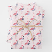 Fun Swimsuit Animal Pink Flamingo Inpakpapier Vel (In situ)