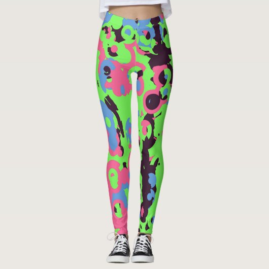 Fun Swirls Leggings (Voorkant)