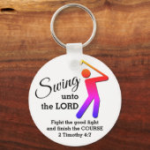 Fun SWUNTO THE LORD Golf Sleutelhanger (Voorkant)
