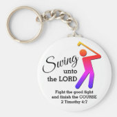 Fun SWUNTO THE LORD Golf Sleutelhanger (Voorkant)