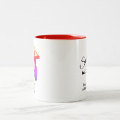 Fun SWUNTO THE LORD  Golf Tweekleurige Koffiemok (Center)