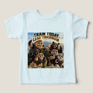 FUN T-SHIRT MET DIER - OEFEN Vandaag LEREN MORGEN