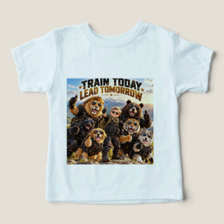 FUN T-SHIRT MET DIER - OEFEN Vandaag LEREN MORGEN