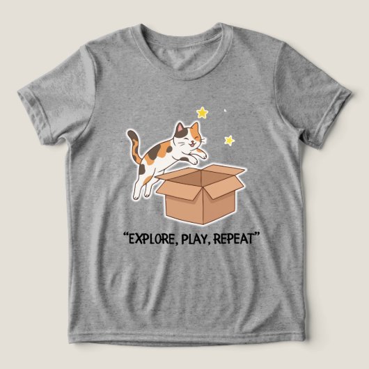 Fun T-shirt met springende kat voor jongens (Design voorkant)