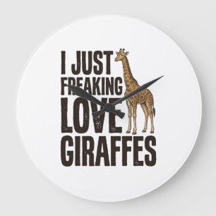 Fun T-shirt-ontwerp met vintage-gravure voor giraf Grote Klok