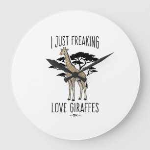 Fun T-shirt-ontwerp met vintage-gravure voor giraf Grote Klok