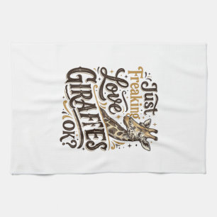 Fun T-shirt-ontwerp met vintage typografie voor gi Theedoek