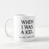 Fun T-shirt voor Kinderen Mok (Links)