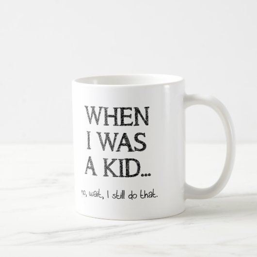 Fun T-shirt voor Kinderen Mok (Rechts)