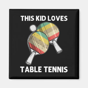 Fun Table Tennis For Kids Girls Ping Pong Ball Tea Magneet