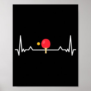 Fun Table Tennis T-shirt Poster
