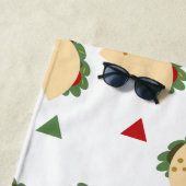 Fun Taco Name Confetti Beach Towel Strandlaken (In situ)
