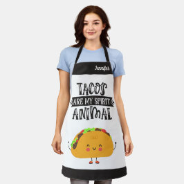 Fun Tacos is m'n geestesdier grappig Schort