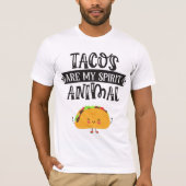 Fun Tacos is m'n geestesdier grappig T-shirt (Voorkant)