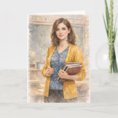 Fun Teacher Prayer Inspired by Ezekiel 25:17 Kaart (Voorkant)