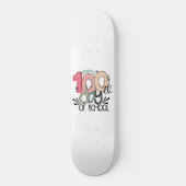 Fun Teacher & Student 100th Day School Gift Persoonlijk Skateboard (Voorkant)