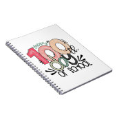 Fun Teacher & Student 100th Day School Journal Notitieboek (Rechterzijde)