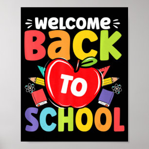 Fun Teachers Studenten Welkom terug naar school Ap Poster