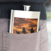 Fun Team die de klassieke kolf "Cowboy Water" opre Flacon (Voorbeeld)