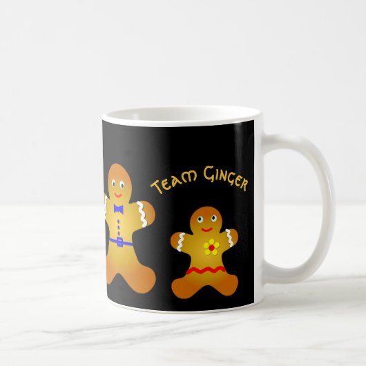 Fun 'Team Ginger' voor Lucky Ginger-hoofden Koffiemok (Rechts)