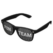 FUN TEAM retro Shades / Fun Party Sunbribril Zonnebril (Gekanteld)