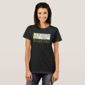 Fun Tech Warning Sign Common User kan UI crashen T-shirt (Voorkant volledig)