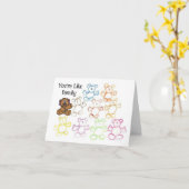 Fun Teddy Bears Doctor Hartelijk dank Kaart (Gele Bloem)