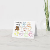 Fun Teddy Bears Doctor Hartelijk dank Kaart (Voorkant)