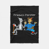 Fun Tee Shirt Friends Forever Wizard Of Oz Ecrow Fleece Deken (Voorkant)