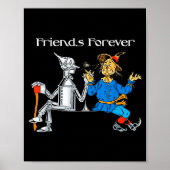 Fun Tee Shirt Friends Forever Wizard Of Oz Ecrow  Poster (Voorkant)