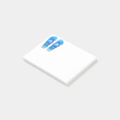 Fun Teenslippers Summer Beach Art for Vacation Post-it® Notes (Schuin)