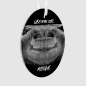 Fun Teeth Radiograaf Ornament (voorkant)