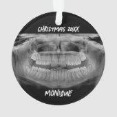 Fun Teeth Radiograaf Ornament (achterkant)