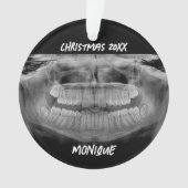 Fun Teeth Radiograaf Ornament (voorkant)