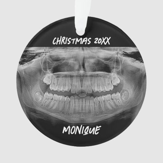 Fun Teeth Radiograaf Ornament (voorkant)
