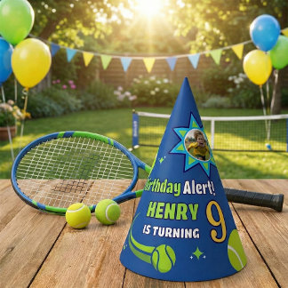 Fun Tennis Birthday Party Look For Kids Feesthoedjes