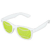 Fun Tennis Player Party Shades Sunbries Retro Zonnebril (Gekanteld)