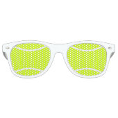 Fun Tennis Player Party Shades Sunbries Retro Zonnebril (Voorkant)