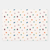 Fun Terrazzo Patroon Inpakpapier Set (3 vellen) (Voorkant 3)