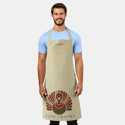 Fun Thanksgiving Turkey Personalized Holiday Schort (Gedragen)